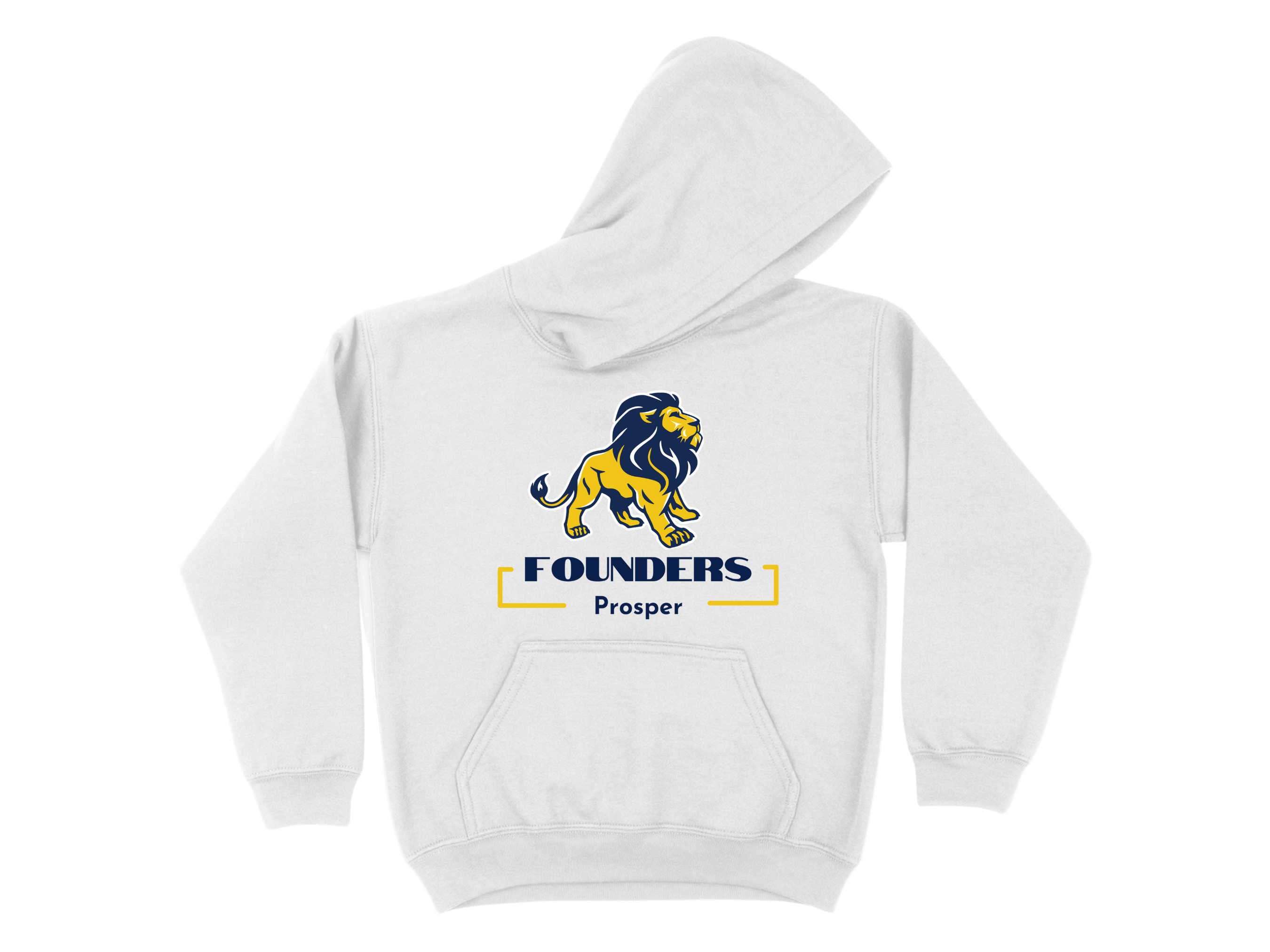 .Founders Prosper. - White Hoodie  Main Image